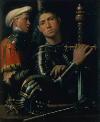 Portrait of a Military Captain with his Squire